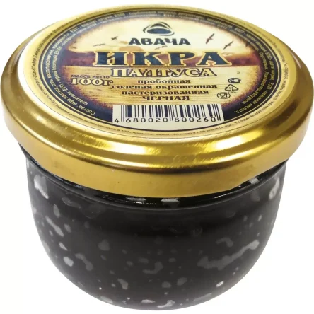 Икра палтуса пробойная соленая ст.б